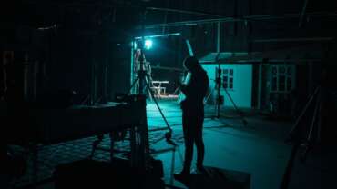 Orlando video production team filming on-site for local business in 2025
