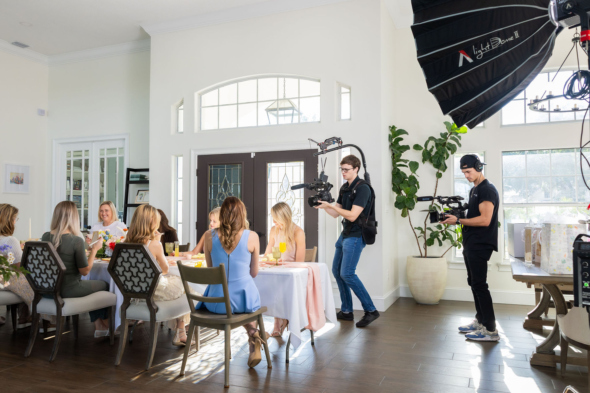 Behind the scenes of a brand video production in Orlando