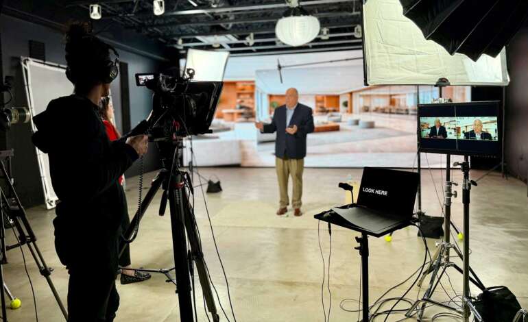 Orlando video production crew filming a commercial for a local business — NG Production Films